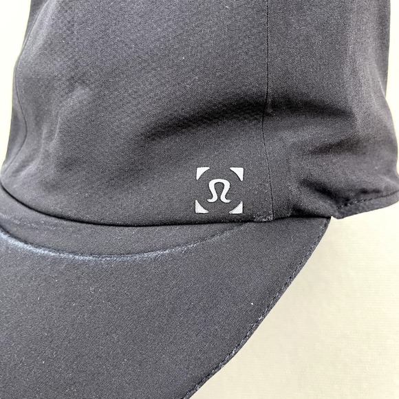 Lululemon Hat Cap Strapback Womens Black Athletica 6 Panel Running Adjustable - Picture 4 of 8